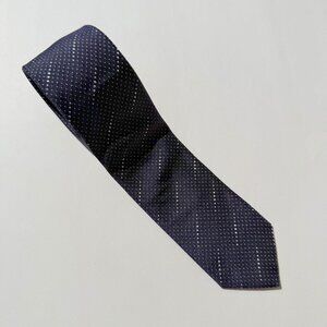 Hugo Boss Navy Dot Silk Tie